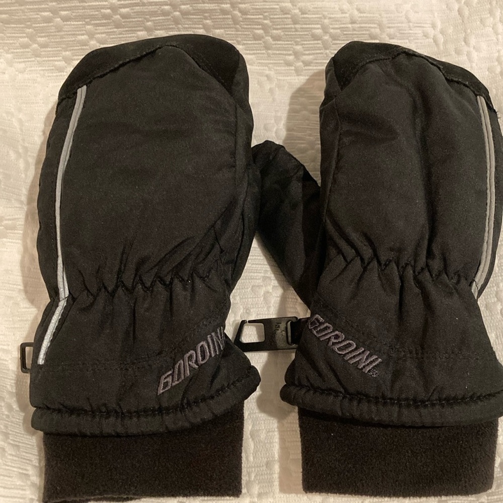 Gordini Kids Black Mittens